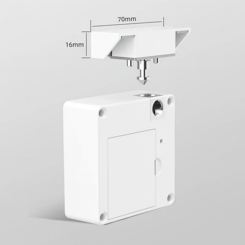 Serrure intelligente RFID pour tiroir avec dimensions 70×16 mm, module de verrouillage invisible